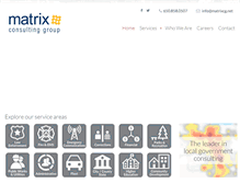 Tablet Screenshot of matrixcg.net